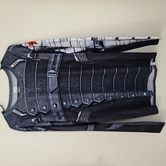 Marvel Winter Soldier Mens Graphic Compression Long Sleeve 3D Print Shirt Sz 2XL - Picture 13 of 15
